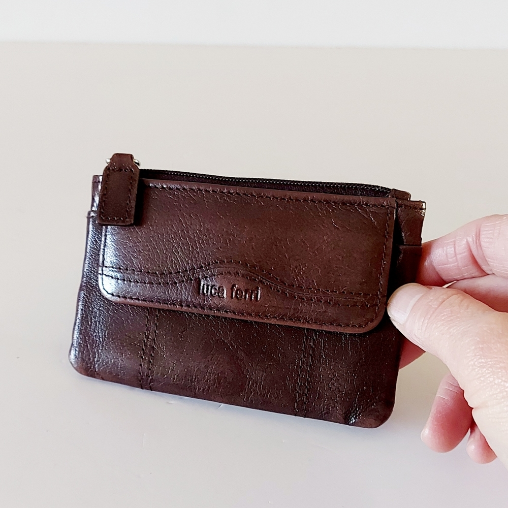 Flat coin purse Luca Ferri vintage